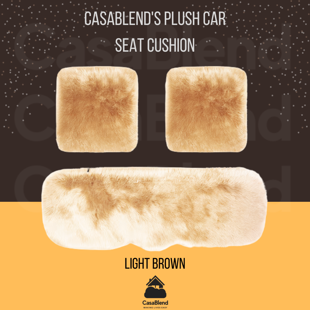 CasaBlend's Plush Car Seat Cushion