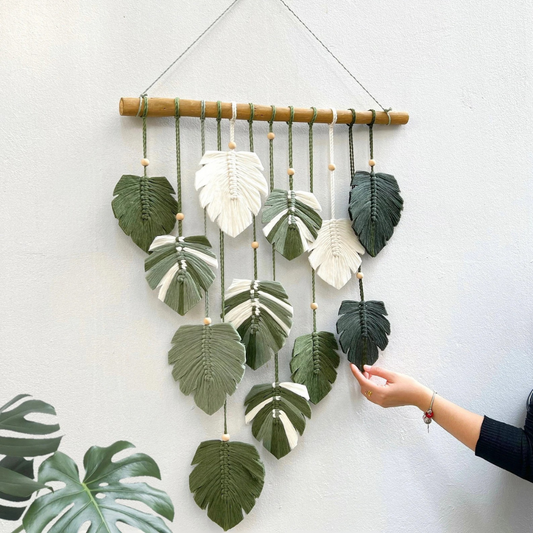 BohoLeaf Macrame Wall Hanging