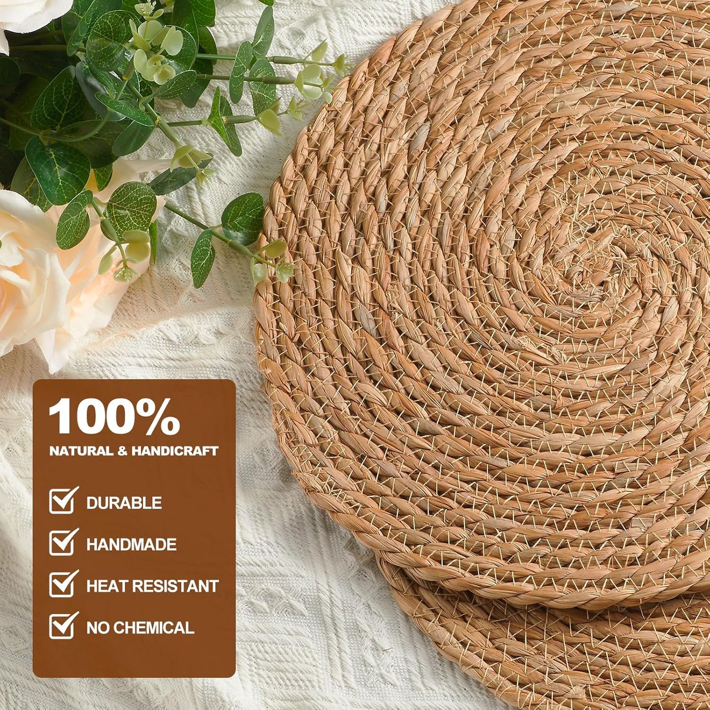 Boho Rattan Placemats